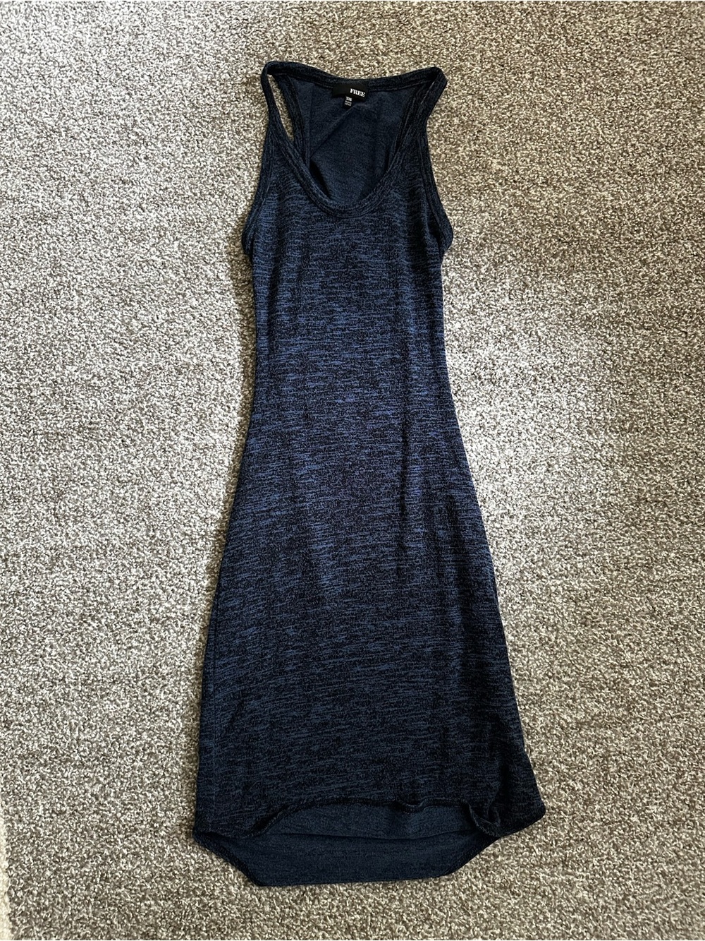 Wilfred Free Navy Racerback Midi Dress